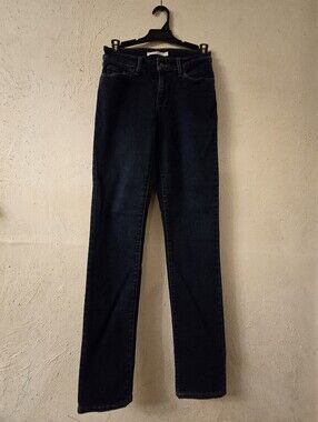 Levi's Women's Dark Indigo Straight Leg Jeans
